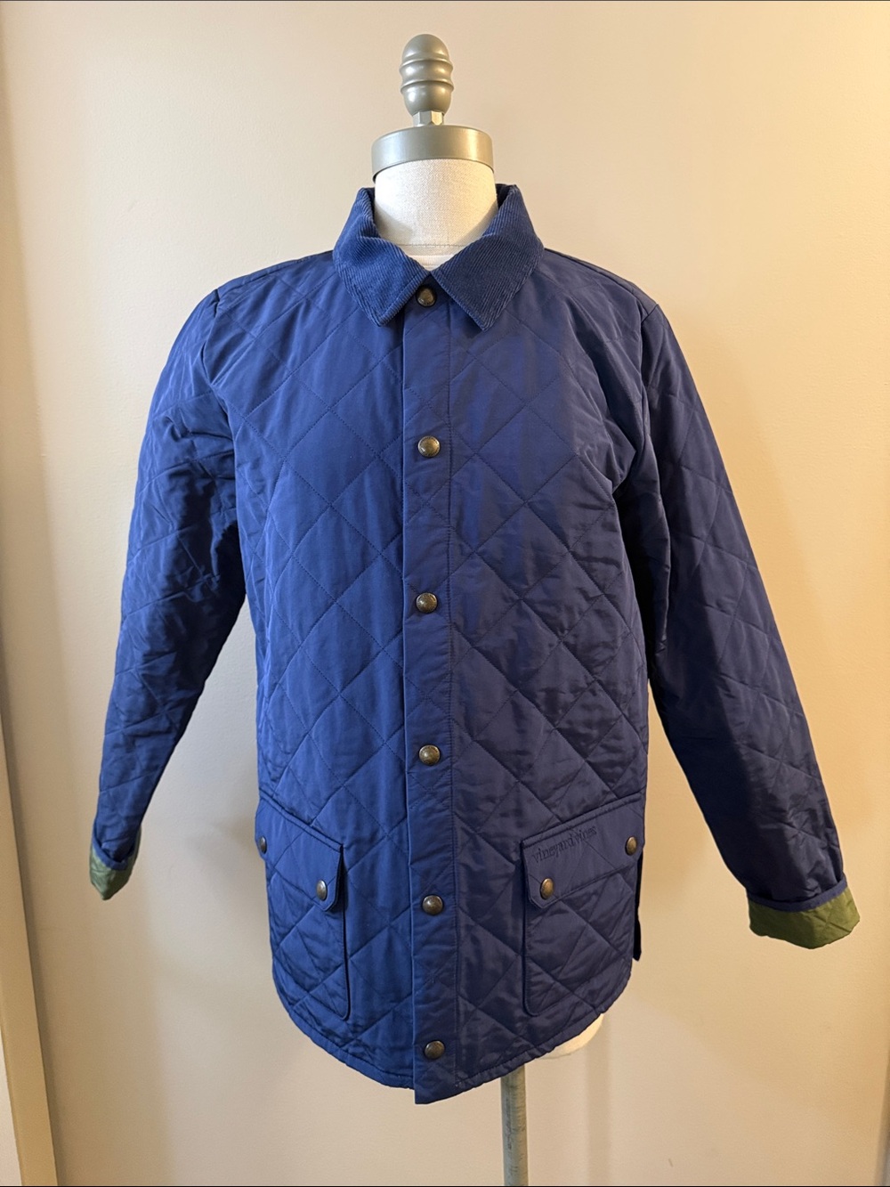 Mens Vineyard Vines Quilted Barn jacket